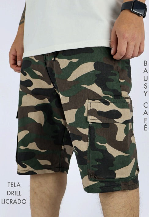 BERMUDAS CABALLERO MILITAR