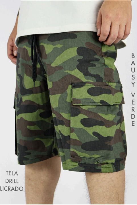 BERMUDAS CABALLERO MILITAR